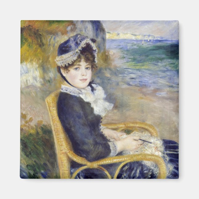 Íman Pierre-Auguste Renoir - À Beira-Mar (Frente)