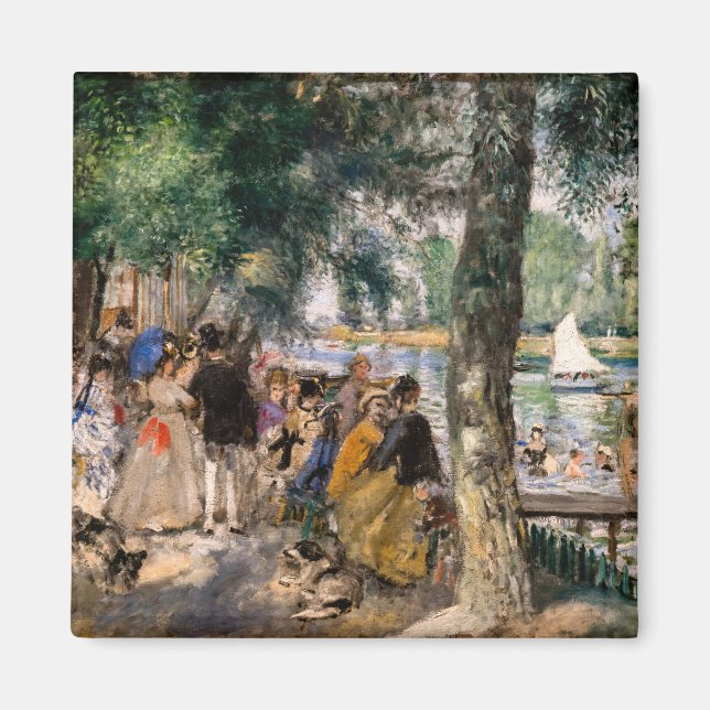 Íman Pierre-Auguste Renoir - Banho no Sena (Frente)