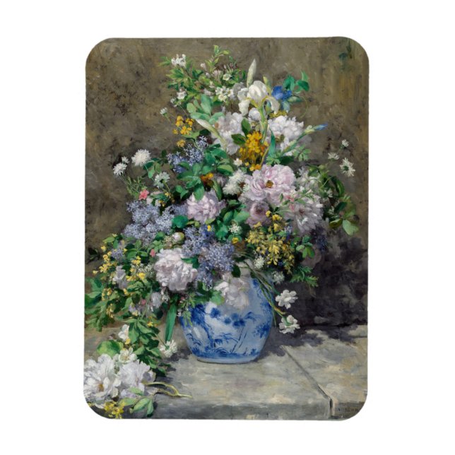 Íman Pierre-Auguste Renoir - Buquê de Primavera (Vertical)