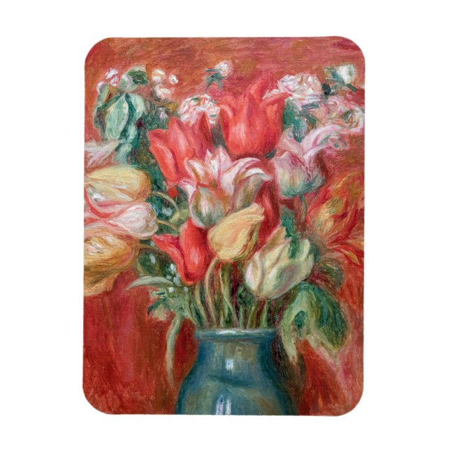 Íman Pierre-Auguste Renoir - Buquê Tulip (Vertical)