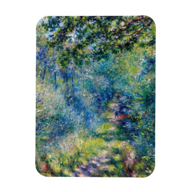 Íman Pierre-Auguste Renoir - Caminho na Floresta (Vertical)