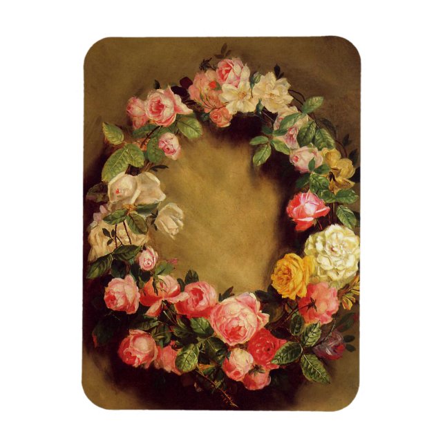 Íman Pierre-Auguste Renoir - Coroa de Rosas (Vertical)