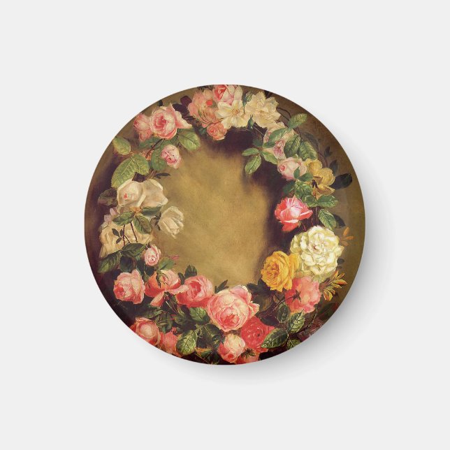 Íman Pierre-Auguste Renoir - Coroa de Rosas (Frente)