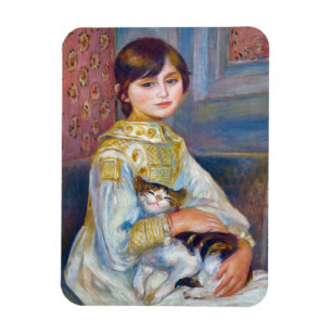 Íman Pierre-Auguste Renoir - Criança com Gato