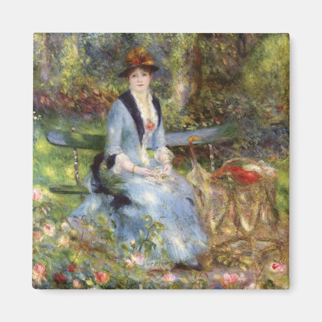 Íman Pierre-Auguste Renoir - Dans les Rosa P (Frente)
