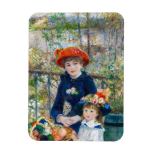 Íman Pierre-Auguste Renoir - Duas irmãs no terraço