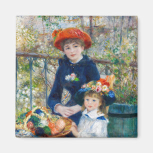 Íman Pierre-Auguste Renoir - Duas irmãs no Terraço