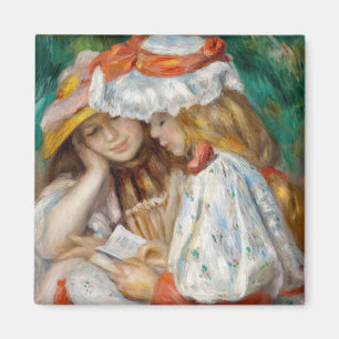 Íman Pierre-Auguste Renoir - Duas Meninas Lendo