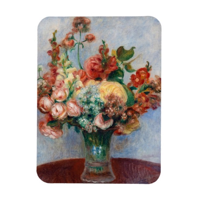 Íman Pierre-Auguste Renoir - Flores em um Vaso (Vertical)