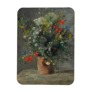 Íman Pierre-Auguste Renoir - Flores em um Vaso 1866