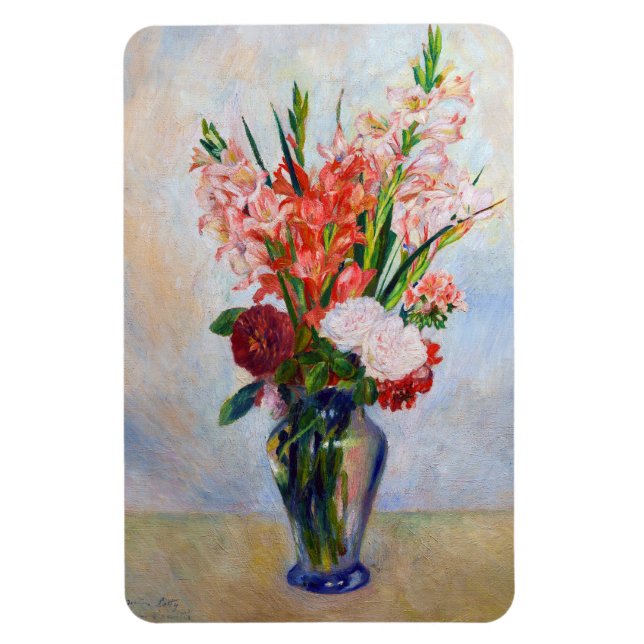Íman Pierre-Auguste Renoir - Gladíolos (Vertical)