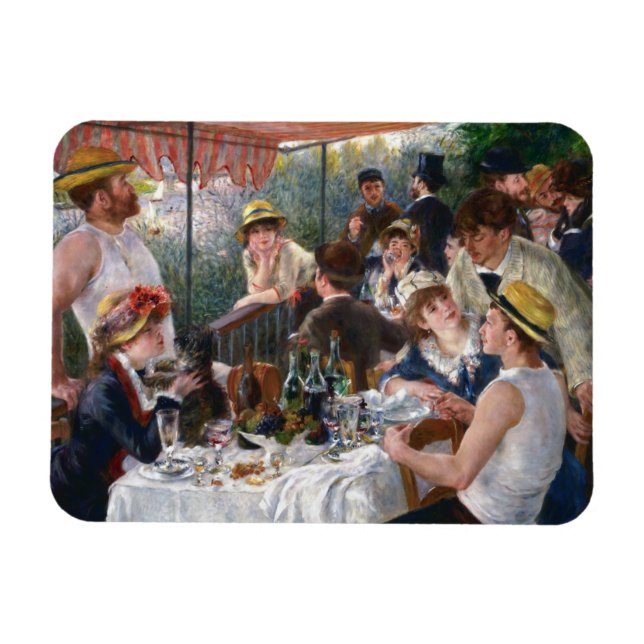 Íman Pierre-Auguste Renoir - Luncheon do Partido Barco (Horizontal)