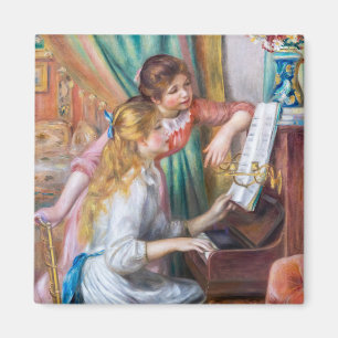 Íman Pierre Auguste Renoir - Meninas ao Piano
