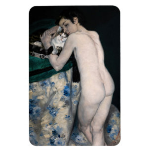 Íman Pierre-Auguste Renoir - Menino com um Gato