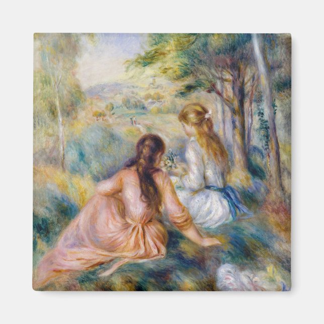 Íman Pierre-Auguste Renoir - No Prado (Frente)