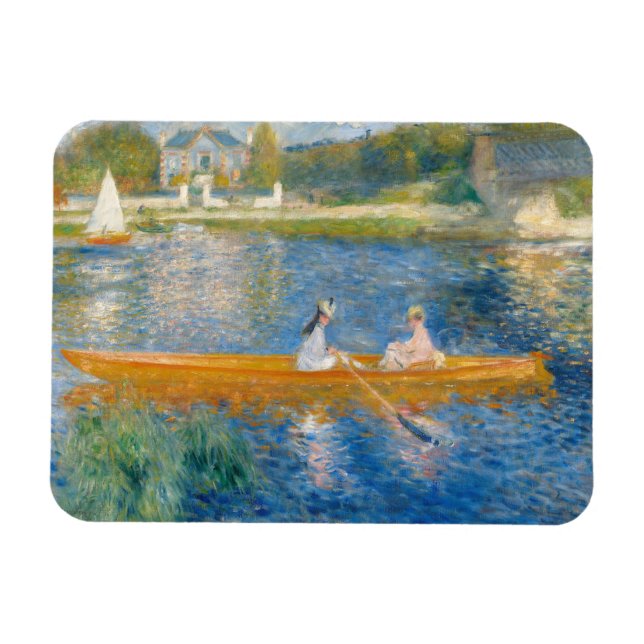 Íman Pierre-Auguste Renoir - O Skiff (Horizontal)