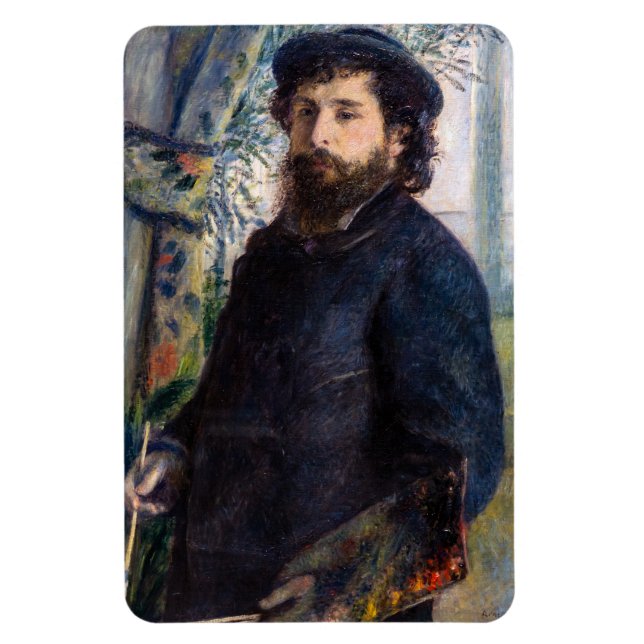 Íman Pierre Auguste Renoir - Retrato de Claude Monet (Vertical)