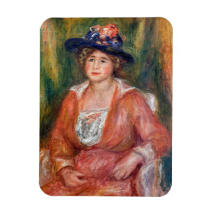 Íman Pierre-Auguste Renoir - Retrato de Mulher Sentada