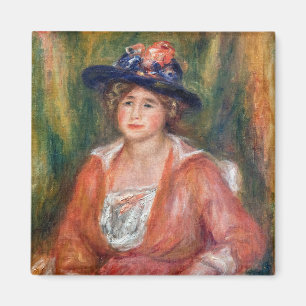 Íman Pierre-Auguste Renoir - Retrato de Mulher Sentada