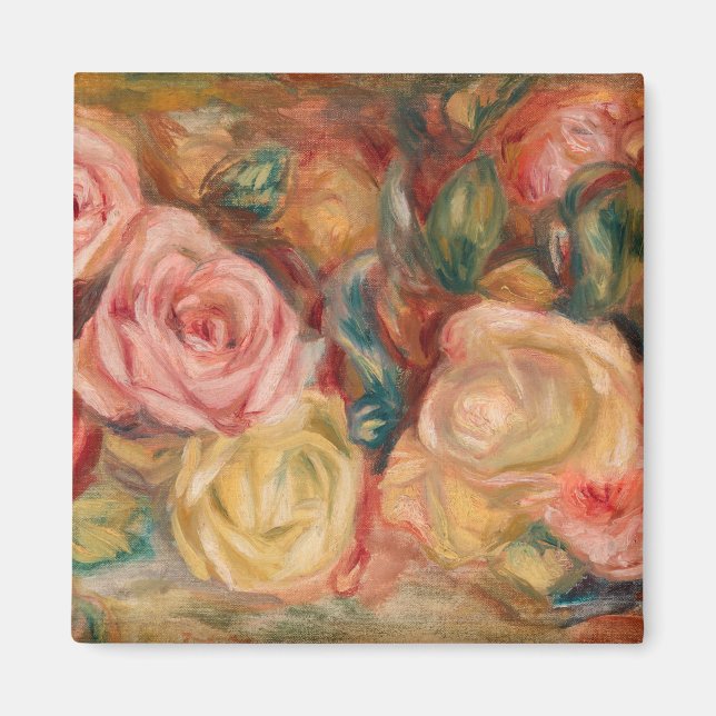 Íman Pierre-Auguste Renoir - Rosas (Frente)
