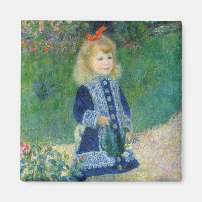 Íman Pierre-Auguste Renoir - Uma garota com uma lata de (Frente)