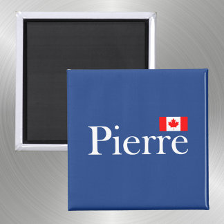 Íman Pierre Poilievre com Bandeira Oficial do Canadá Es