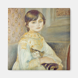 Íman Pierre um Renoir   Julie Manet com gato