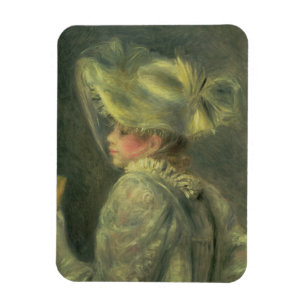 Íman Pierre um Renoir o chapéu branco