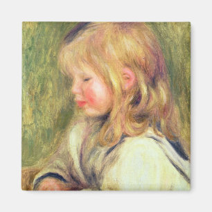 Íman Pierre uma criança de Renoir em uma leitura