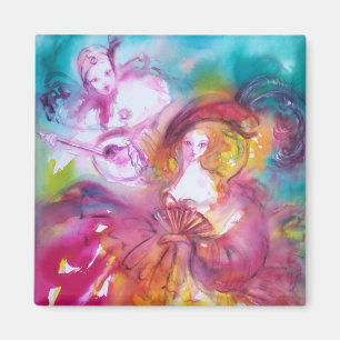 Íman PIERROT E ARLECCHINA Carnaval Veneziano,