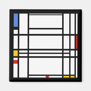 Íman Piet Mondrian, Composição 10