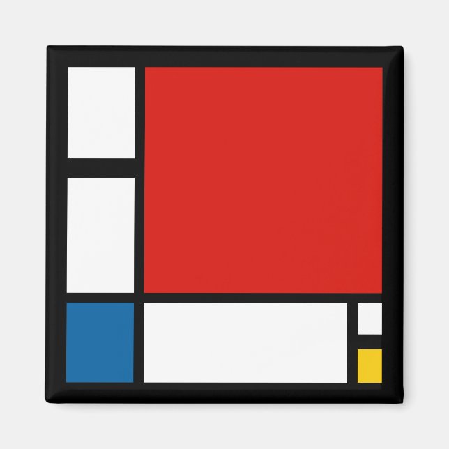 Íman Piet Mondrian, Composição ii (Frente)