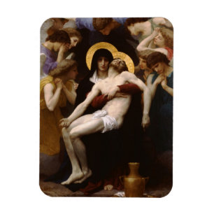 Íman pieta Jesus Cristo e Virgem Maria