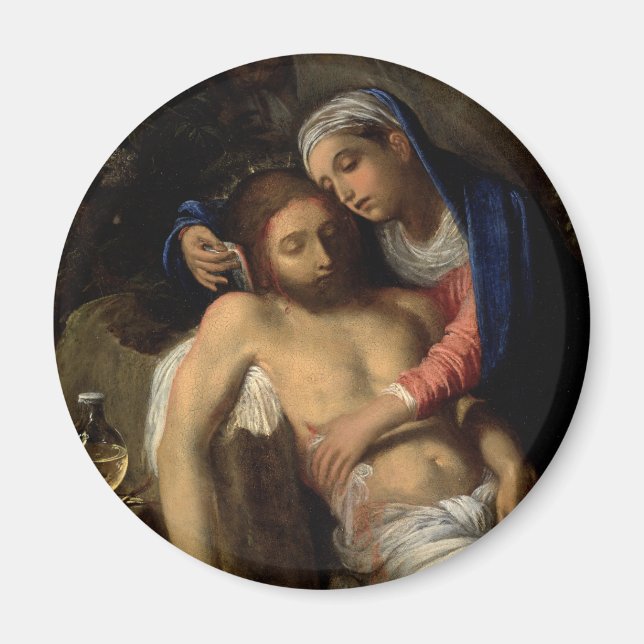 Íman Pietà (Maria e Jesus) (por Adam Elsheimer) (Frente)