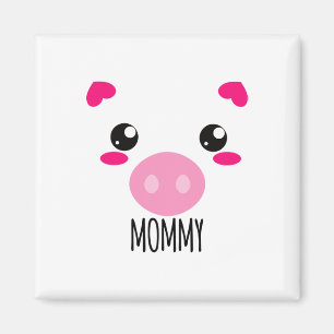 Íman Pig Face Kawaii Halloween Costume Para Mamãe Engra