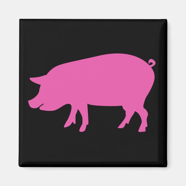Íman Pig Silhouette (Frente)
