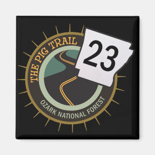 Íman Pig Trail Highway 23 Arkansas Motorcycle Road