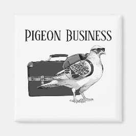 Íman Pigeon Business (Versão do Backpack)