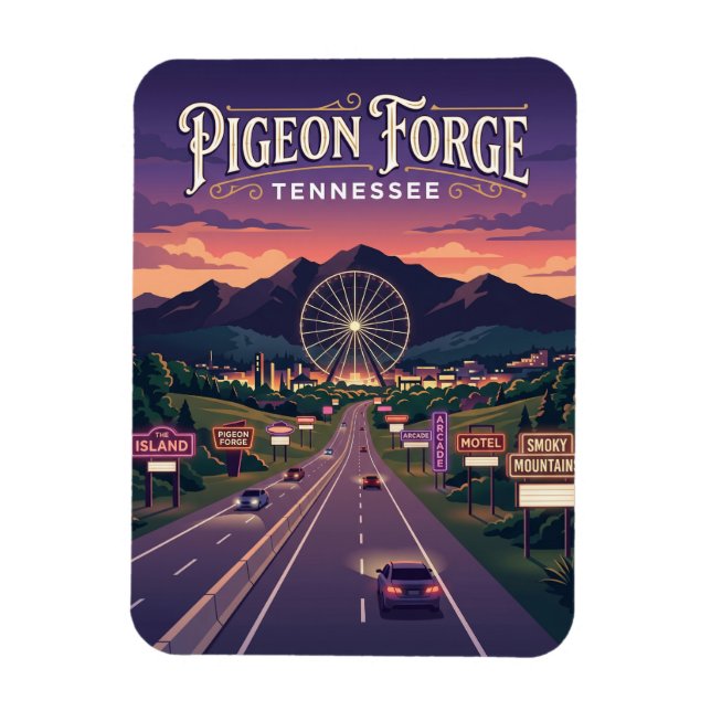 Íman Pigeon Forge EUA (Vertical)