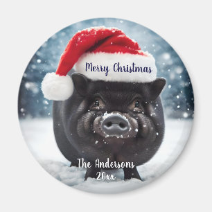 Íman Piggy Negro doce Natal