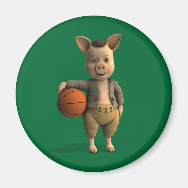 Íman Piglet Basketballer (Frente)