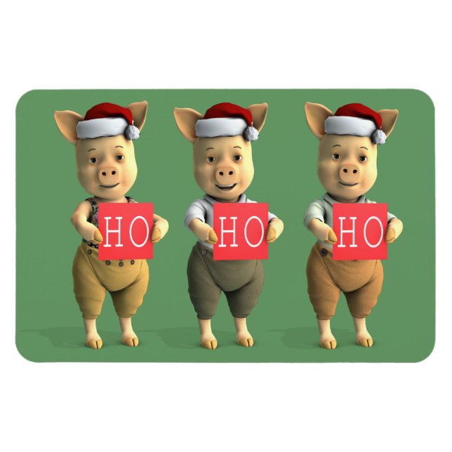 Íman Piglets Ho Ho Ho (Horizontal)