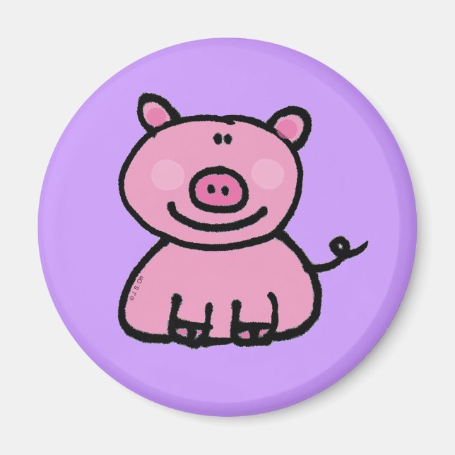Íman Pigmento rosa (Frente)