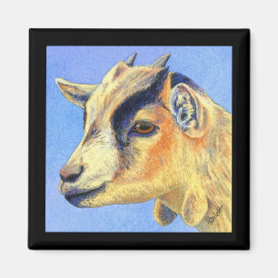 Íman Pigmy Goat Magnet - "Sunny Goat"