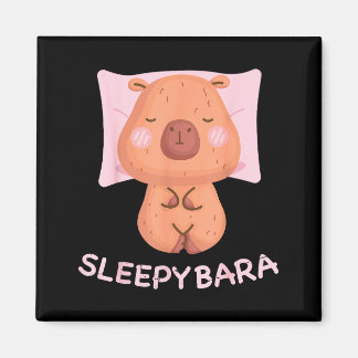 Íman Pijama de Capivara Sonolenta Camisa de Dormir Slee