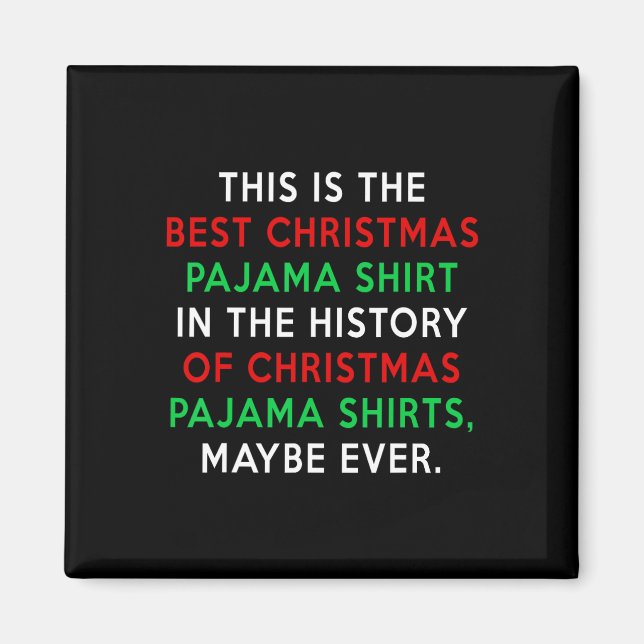 Íman Pijama de Natal Trump - Coisa Engraçada (Frente)