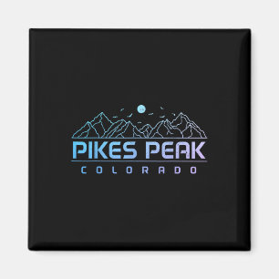 Íman Pikes Peak Colorado Montanhas Rochosas Lembrança d