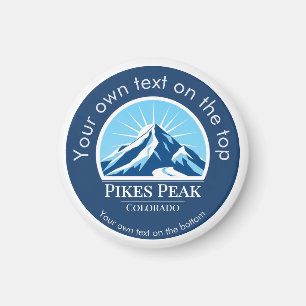 Íman Pikes Peak Mountain Colorado souvenir