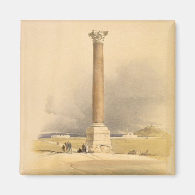 Íman Pilar de Pompeia, Alexandria, de "Egito e Nubia" (Frente)