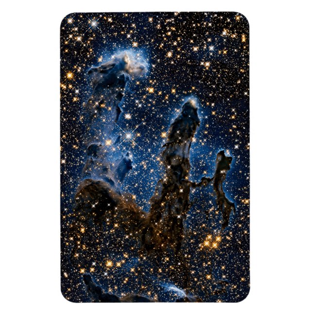 Íman Pilares Da Criação Nebulosa Da Águia Infravermelho (Vertical)